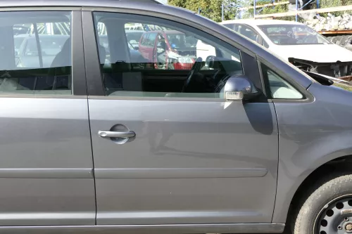 VW Touran 1T 1T3 Tür vorne rechts Beifahrertür grau LD7X platinu ohne Anbauteile (150253)
