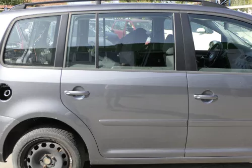 VW Touran 1T 1T3 Tür hinten rechts grau LD7X Platinum grey  grau (150254)