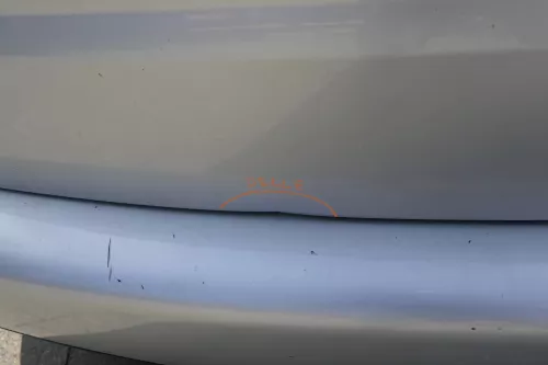 VW Touran 1T Stoßstange hinten Heckstoßstange Stoßfänger silber grau LA7W metl (150300)