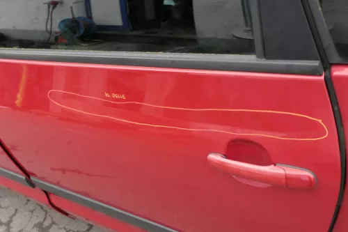 VW Sharan 7M Ford Galaxy Tür links hinten rot LD3W ab Bj.2000 Facelift (150391)