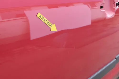 VW Sharan 7M Ford Galaxy Tür links vorne Fahrertür rot LD3W ab2000 Facelift (150392)