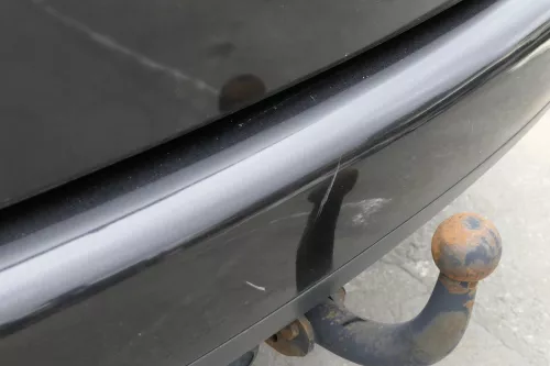 VW Touran 1T Stoßstange hinten Heckstoßstange Stoßfänger schwarz LC9Z blackmagic (150414)