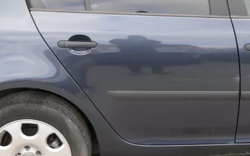 VW Golf 5 V 1K Tür nur das Türblatt hinten rechts 4/5-Türer blau LC5F (150461)