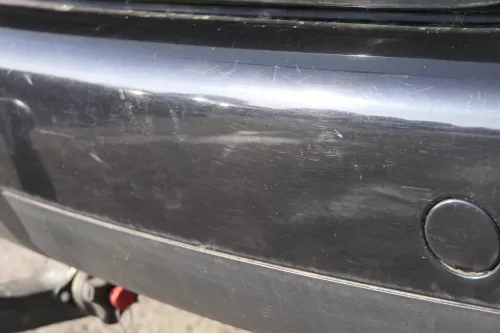 VW Touran 1T Stoßstange hinten Heckstoßstange Stoßfänger schwarz LC9X deepblack (150618)