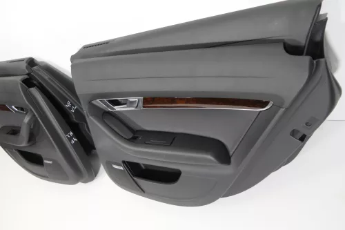 4x Audi A6 4F Türverkleidung Verkleidung Tür vorne hinten Leder S-line  (150777)