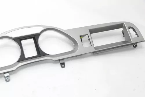 Audi A6 4F Tacho Tachometer Abdeckung Verkleidung silber Blende II (150835)