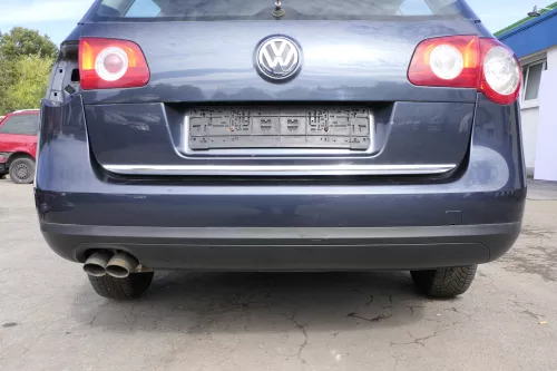 VW Passat 3C Kombi Stoßstange hinten Heckstoßstange Stoßfänger grau blau LC5F II (150867)