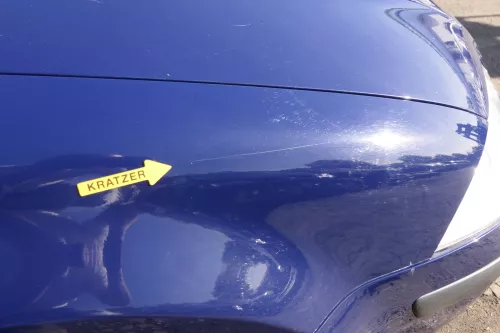 VW Passat 3BG Kotflügel vorne rechts blau LA5E uni (Blinkerloch)  (150891)