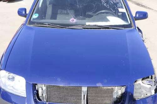 VW Passat 3BG Motorhaube Klappe vorne vorn Haube blau LA5E (150895)