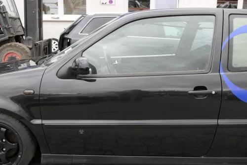 VW Polo 6N 6N2 Tür vorne links Fahrertür 2/3-Türer schwarz LC9Z blackmagic (150934)
