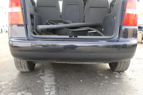 VW Touran 1T Stoßstange hinten Heckstoßstange schwarz LC9Z blackmagic (151477)