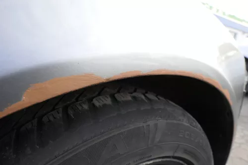 Audi A4 8E B6 Kotflügel vorne rechts grau LY7Q (151533)