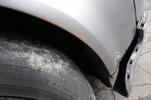 Audi A4 8E B6 Kotflügel vorne rechts grau LY7Q (151533)