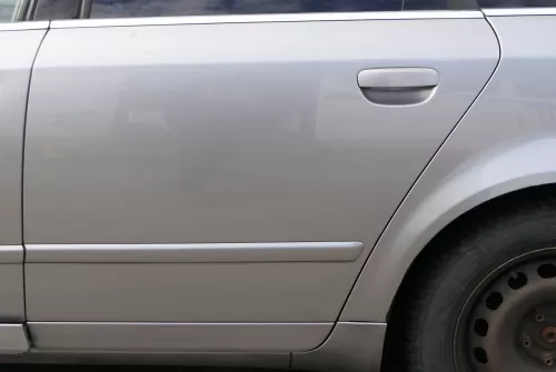 Audi A4 B6 8E nur Türblatt Tür hinten links grau LY7Q atlasgrau Kombi+Limo (151534)