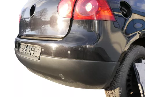 VW Golf 5 1K Limousine Stoßstange hinten Heckstoßstange schwarz LC9Z PDC blackme (151641)