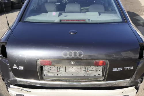 Audi A6 4B Limousine Kofferraumklappe hinten Heckklappe Deckel grau LZ4V GPS (151666)