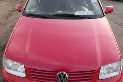 VW Polo 6N2 Motorhaube Haube vorne Klappe rot LP3G (151812)