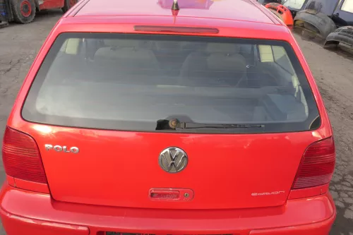 VW Polo 6N2 Heckklappe Klappe hinten Kofferraumklappe rot LP3G - ohne Anbauteile (151819)