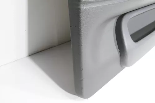 VW Polo 6N Türverkleidung Verkleidung Tür vorne links 2/3-Türer grau hell (152006)