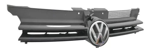 VW Golf 4 Grill Kühlergrill VW Zeichen Logo schwarz LC9Z blackmagic (152036)