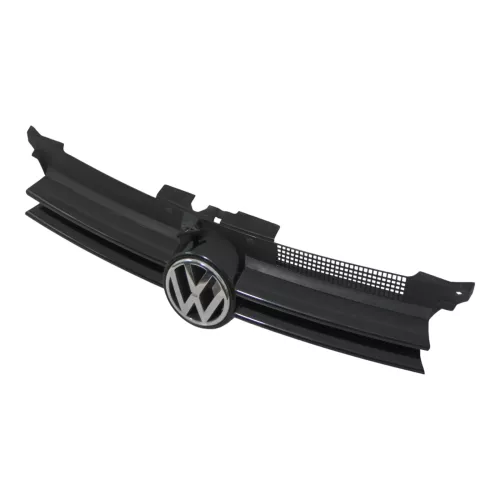 VW Golf 4 Grill Kühlergrill VW Zeichen Logo schwarz LC9Z blackmagic (152036)