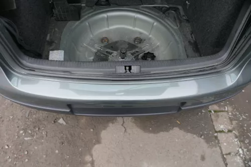 VW Golf 5 1K Limousine Stoßstange hinten Heckstoßstange sagagreen grün LA6Q (152368)
