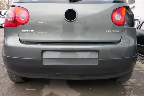 VW Golf 5 1K Limousine Stoßstange hinten Heckstoßstange sagagreen grün LA6Q (152368)