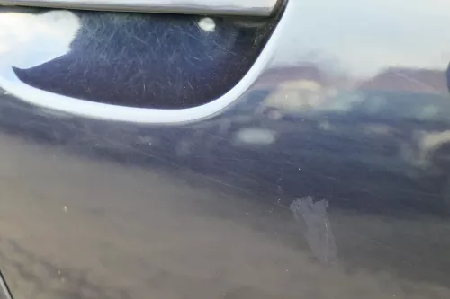 Audi A6 4B C5 Tür Türblatt hinten rechts blau LZ5L mingblau (152414)