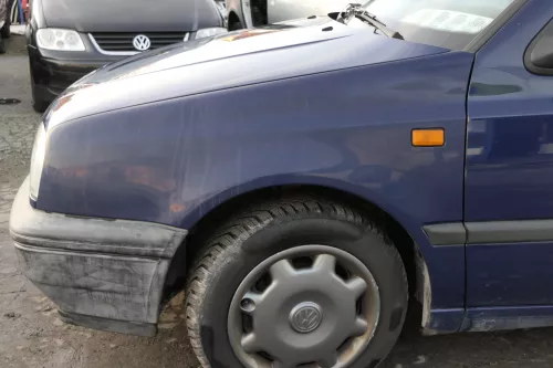 VW Golf 3 1H Kotflügel vorne links blau LA5E (152463)