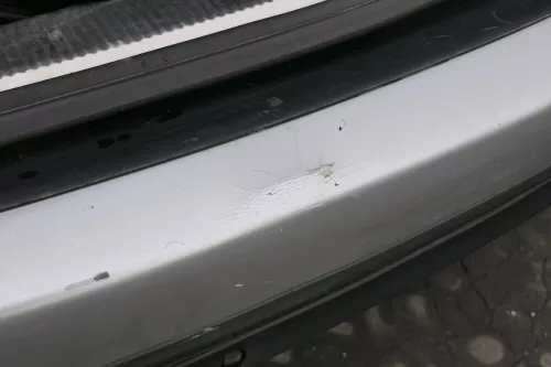 Audi A6 4B Kombi Avant Stoßstange hinten Heckstoßstange grau silber LY7M - PDC (152577)