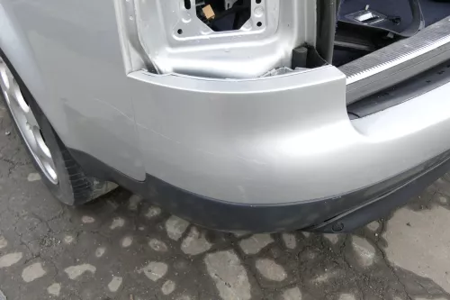 Audi A6 4B Kombi Avant Stoßstange hinten Heckstoßstange grau silber LY7M - PDC (152577)