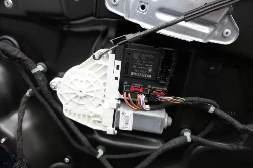 VW Passat 3C Fensterheber Motor vorne rechts 1K0959702Q 1K0959702AE anklappbare  (152617)