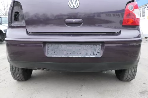 VW Polo 9N 9N3 Stoßstange Heckstoßstange hinten lila LC3W rosewoodred (152741)