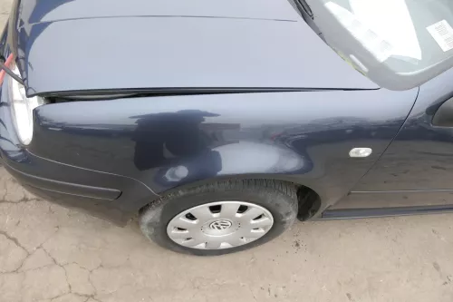 VW Golf 4 Kotflügel vorne links blau LC5F bluegraphit (152772)