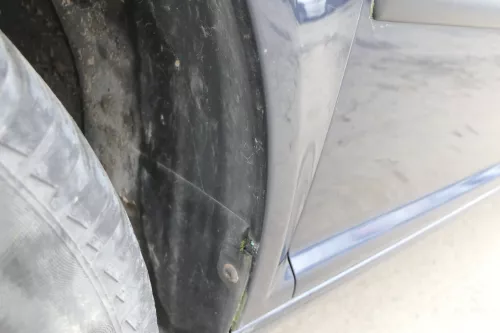 VW Golf 4 Kotflügel vorne links blau LC5F bluegraphit  (152772)
