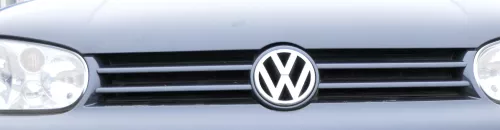 VW Golf 4 Grill Kühlergrill VW Zeichen Logo blau grau LC5F bluegraphit (152775)