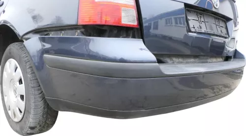 VW Golf 4 Kombi Avant Stoßstange hinten Heckstoßstange Stoßfänger blau grau LC5F (152781)