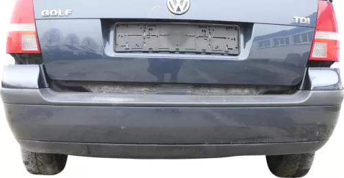 VW Golf 4 Kombi Avant Stoßstange hinten Heckstoßstange Stoßfänger blau grau LC5F