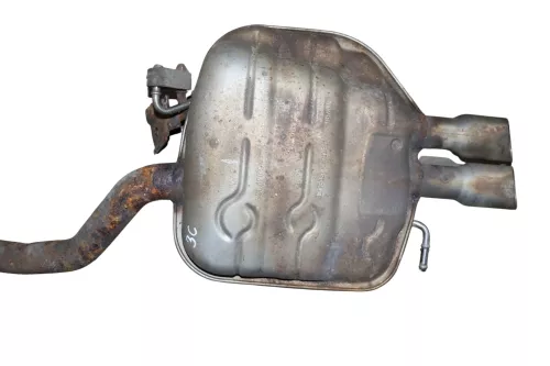 VW Passat 3C Auspuff Endschalldämpfer Mittelschalldämpfer 2,0 TDI BMP 103kw BVD (153356)