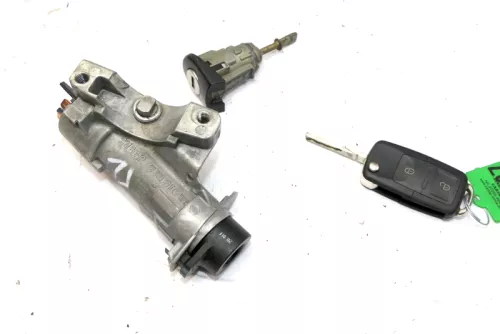 VW Golf 4 Bora Zündschloß + 1x Türschloß links mit 1x Schlüssel Funkschlüssel Tü (153419)