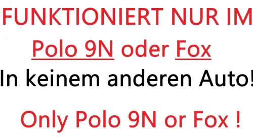 VW Polo 9n Airbag Steuergerät Sitz Airbagsteuergerät 6Q0909606 K Crashsensor (154023)