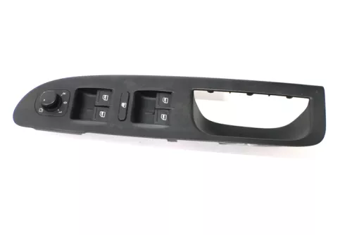 VW Passat 3C ektrischer Fensterheber Schalter vorne links 4-Fach schwarz Spiegel (154534)