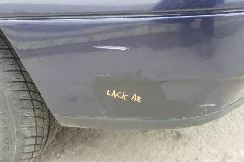 VW Passat 3A 35i Stoßstange vorne Frontstoßstange mit Pralldämpfe vorn blau LN5Y (155408)