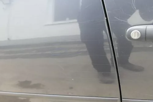 VW Golf 4 Limousine Tür hinten rechts grau blau LC7V (KEINkombi) (155498)