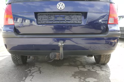 VW Golf 4 Kombi Avant Stoßstange hinten Heckstoßstange Stoßfänger blau LB5N (155532)