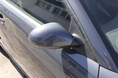 Seat Ibiza 6L elektrischer Spiegel Außenspiegel rechts grau LS7Z elek anklappbar (155685)