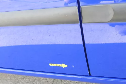 Seat Ibiza 6L Tür Fahrertür 4/5-Türer vorne links blau LS5G ohne Anbauteile (155712)