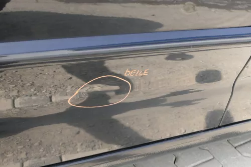 VW Polo Variant Kombi 6Kv oder Caddy 9Kv Tür vorne links schwarz L041 ohneAnbaut (155753)