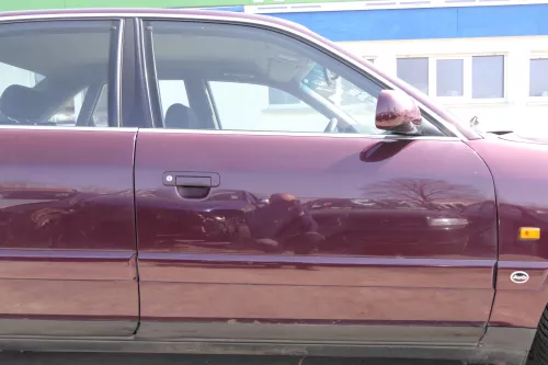 Audi A6 4A C4 Tür Türblatt vorne rechts Beifahrertür rot braun LZ3N ohneAnbautei (155804)