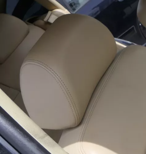 VW Passat 3B 3BG Kopfstütze Sitz Sitze vorne rechts oder links beige sonne Leder (155904)